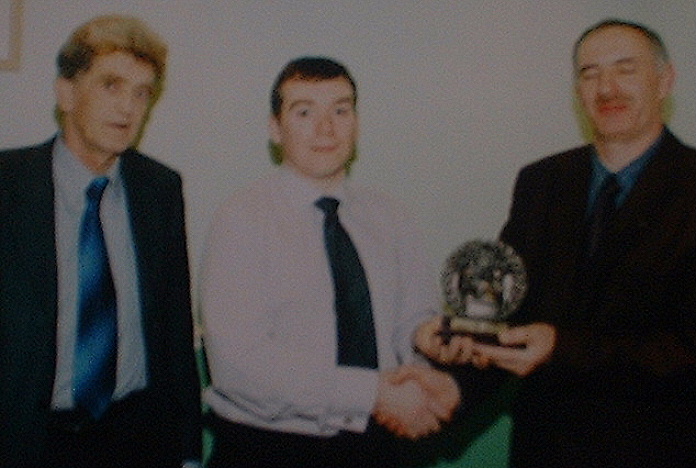 Pat Loughran - Junior Player of the Year 2001